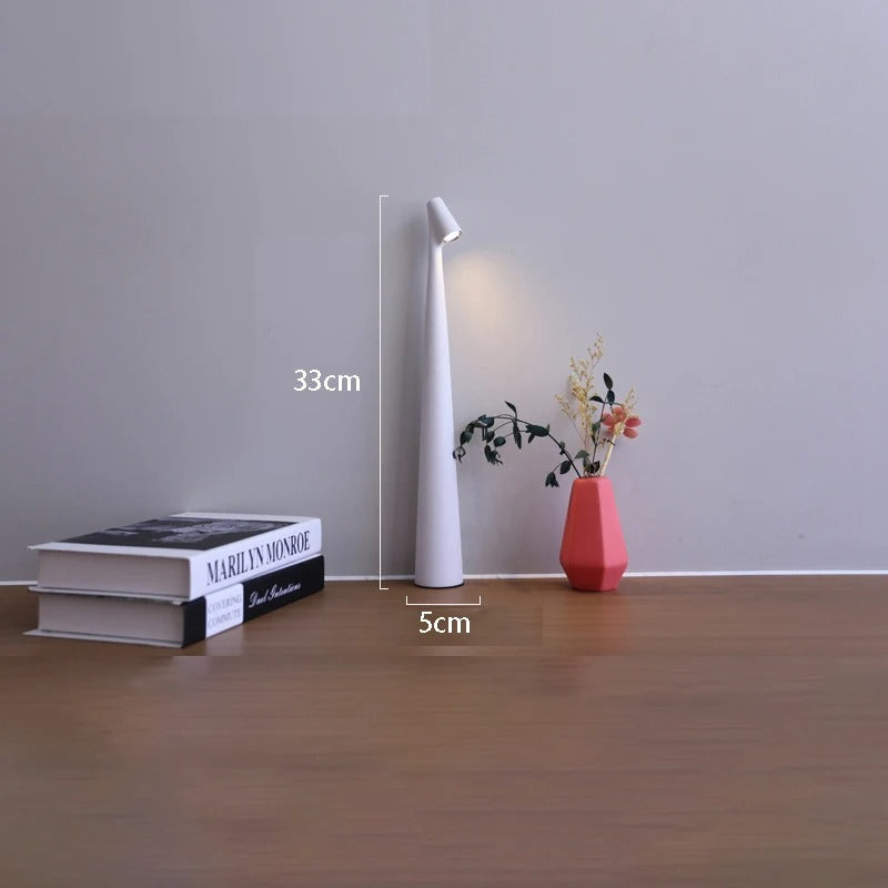 Cordless Nordic Minimalist LED Table Lamp Rechargeable