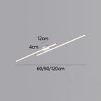 Minimalist Aluminum LED Ceiling Light By LumenVale For Living Rooms Design