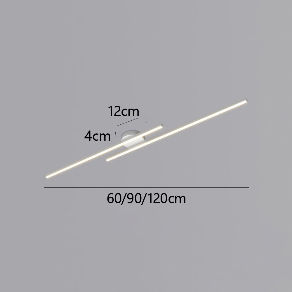 Minimalist Aluminum LED Ceiling Light By LumenVale For Living Rooms Design