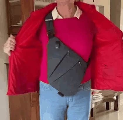 NovaGuard Shield Sling Bag With Secure Pockets For Travel And Everyday Use