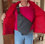 NovaGuard Shield Sling Bag With Secure Pockets For Travel And Everyday Use