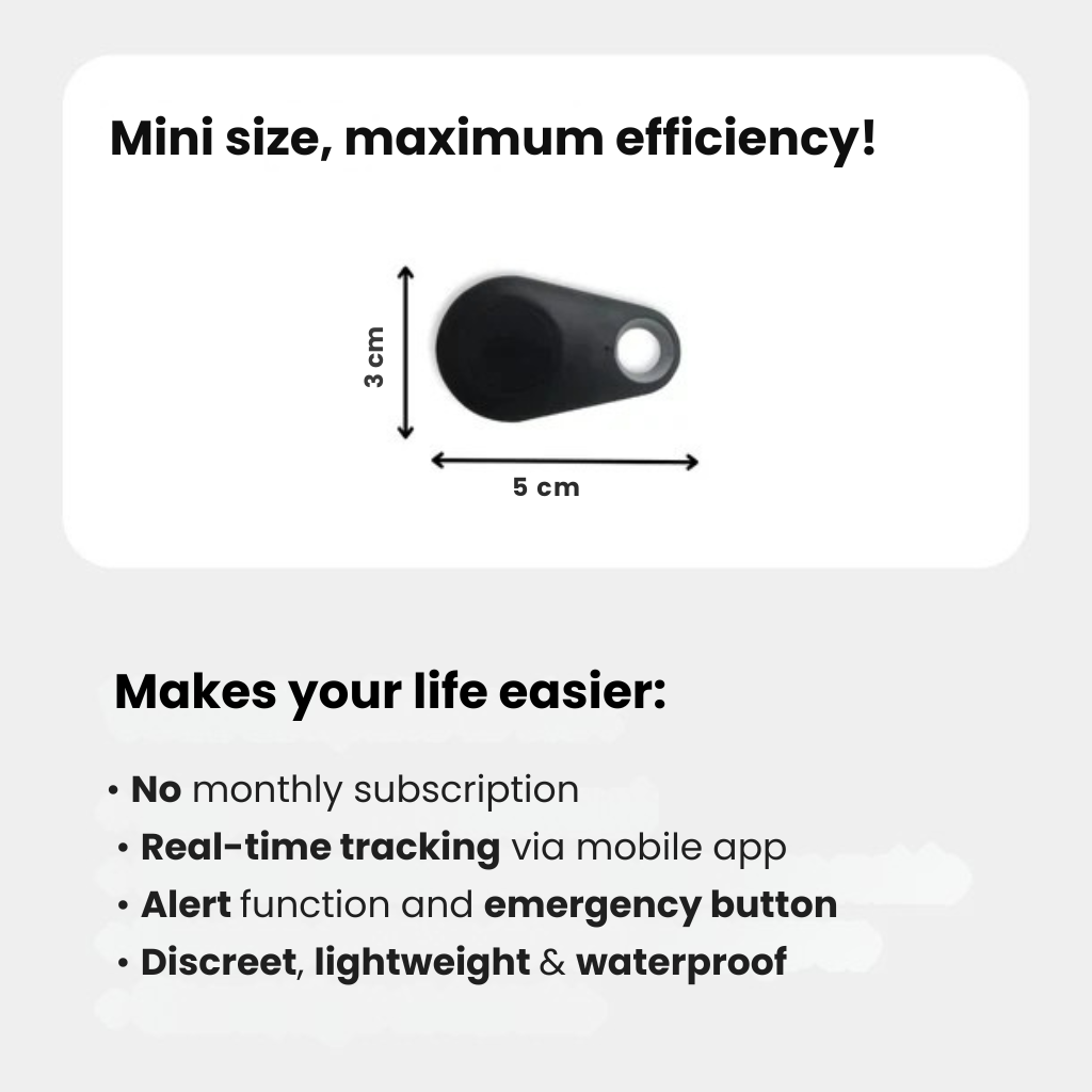 KidiSafe GPS-Tracker für Kinder mit Live-Standort und SOS, wasserdicht