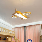 LumaPlane Whimsical LED Airplane Pendant Lamp For Kids Rooms