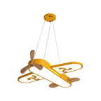 LumaPlane Whimsical LED Airplane Pendant Lamp For Kids Rooms