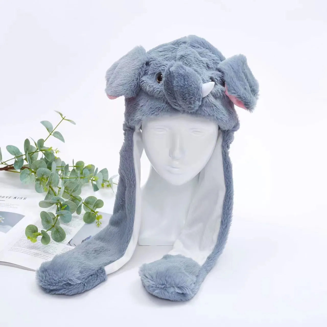 Funny hat with wobbly ears