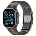 Tali Titanium Aurex Ringan Gred Dua Titanium Tahan Lama Serasi Dengan Apple Watch