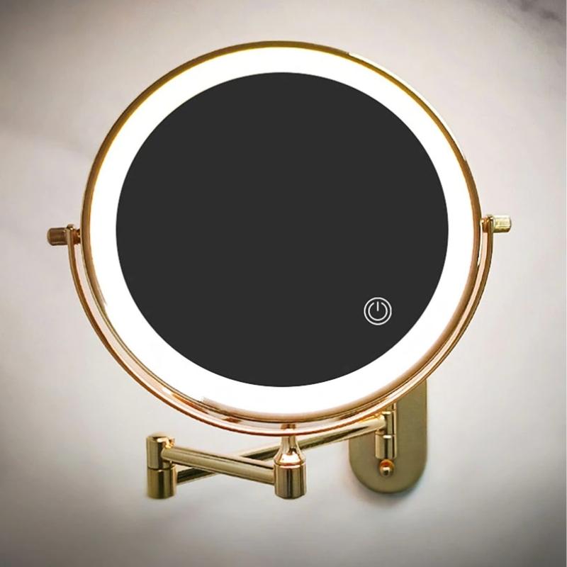 Luminara Pro Genopladeligt LED Forstørrelsesspejl Til Toiletbord
