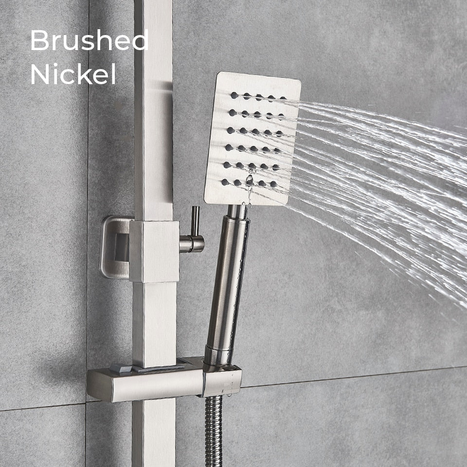 Nyra Dual Mixer Shower System With Handheld Rain Spray
