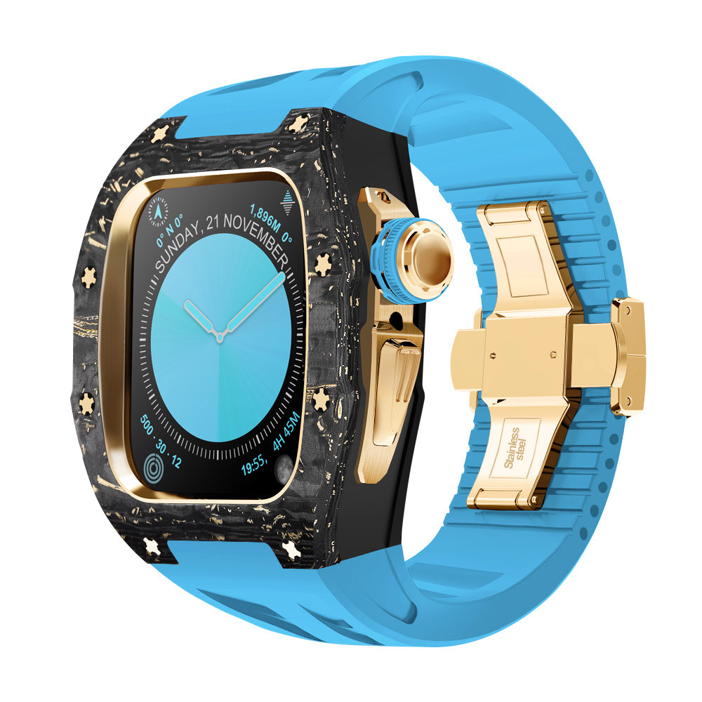 NovaCarb S10 Carbon Fiber And Titanium Apple Watch Retrofit Kit