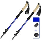Ultralight Aluminum Trekking Poles With Locking Mechanism And EVA Grip 2 Pack