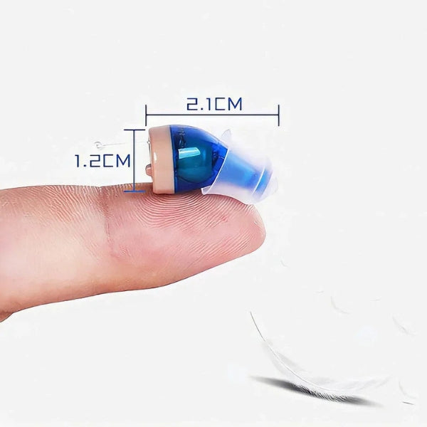 Apparecchi acustici ricaricabili intrauricolari con batteria a lunga durata