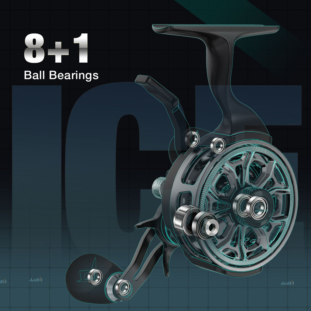 Piscifun ICX Carbon Reel For Ice Fishing Featuring Magnetic Drop And Structure Upgrade