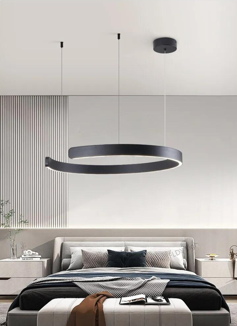 AerisGlow Modern Round LED Ceiling Chandelier For Living Room
