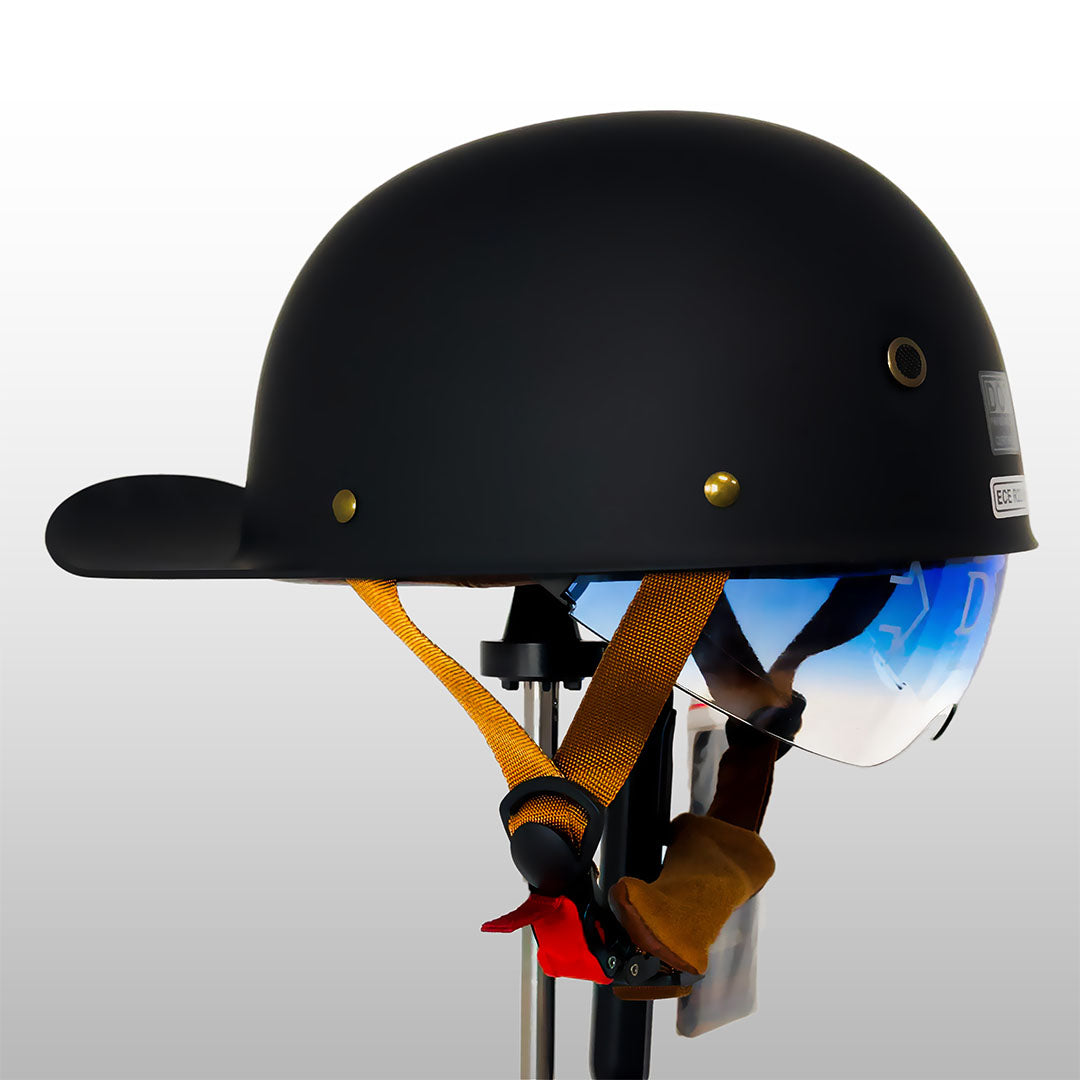 Moto Baseball Cap Style Helmet DOT And ECE Certification