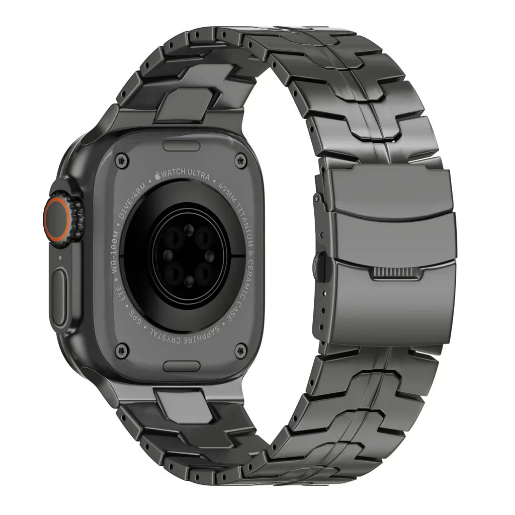 Tali Titanium Aurex Ringan Gred Dua Titanium Tahan Lama Serasi Dengan Apple Watch