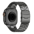 Tali Titanium Aurex Ringan Gred Dua Titanium Tahan Lama Serasi Dengan Apple Watch