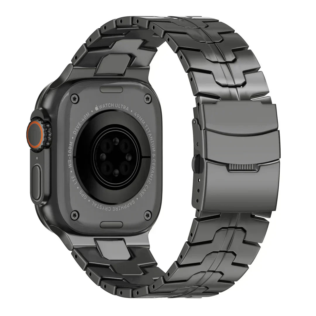 Tali Titanium Aurex Ringan Gred Dua Titanium Tahan Lama Serasi Dengan Apple Watch