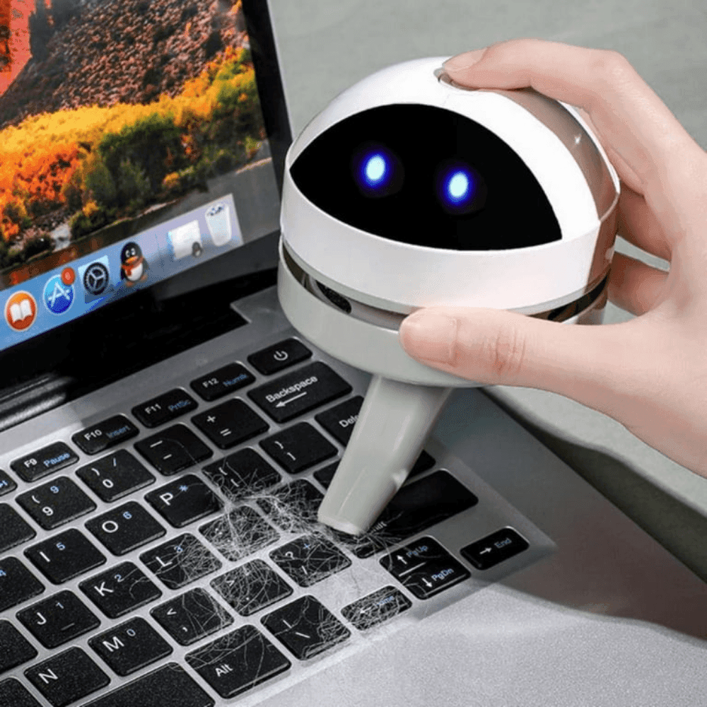Penyedut Debu Meja Kompak Adva, Boleh Cas Semula USB, Robot Pejabat Rumah