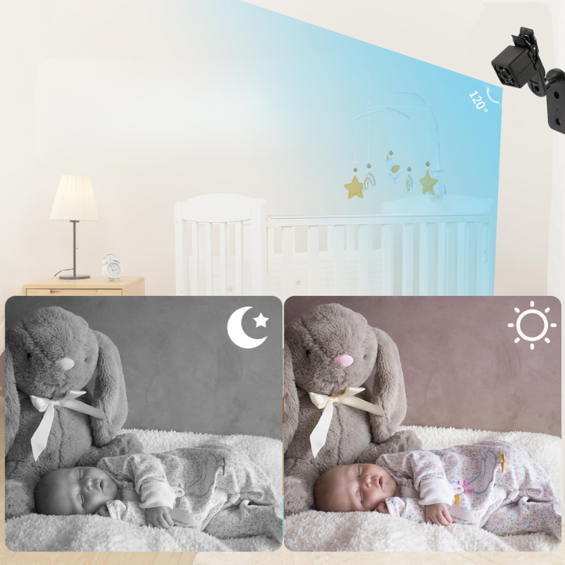 Caméra de sécurité LumosGuard Mini Vision Nocturne 1080P