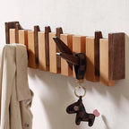 PianoLuxe Crafted Coat Rack Made From Wood For Entryway Organization
