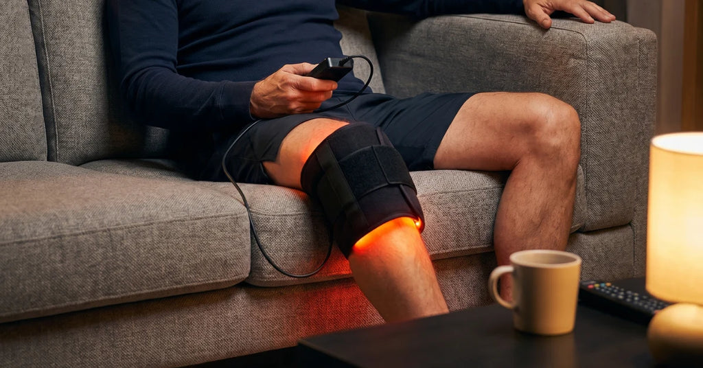 KneeRevive Pro Fascia per Terapia a Luce Rossa – Supporto per Ginocchio 660nm e 850nm