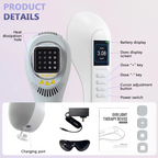 Lumière pour vitiligo et psoriasis à domicile avec lampe UVB 308 nm