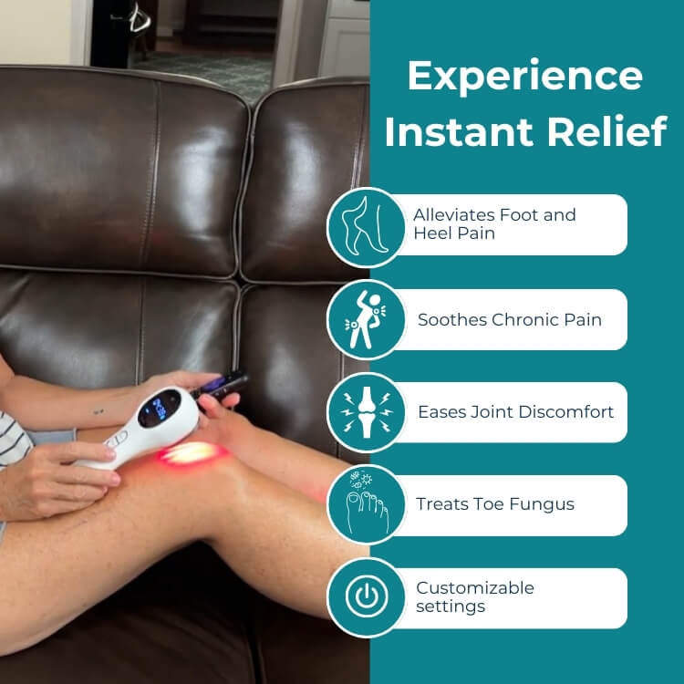 LumaPulse Cordless Laser Wand For Fast Pain And Inflammation Relief