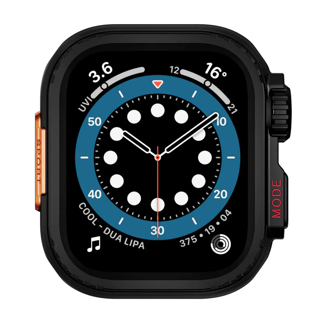 AeroGuard skyddande aluminiumfodral för Apple Watch, hållbart
