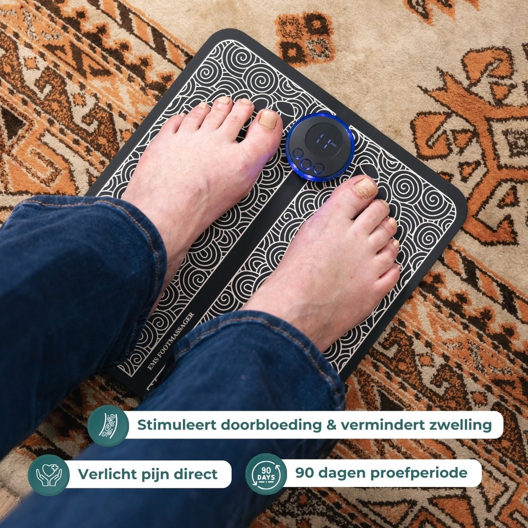 Masażer do stóp LuminaPulse zapewnia szybkie ukojenie zmęczonym i opuchniętym nogom
