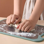 Beidseitiges Schneidebrett aus Edelstahl für die Küchenvorbereitung