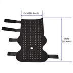 Ceinture pour pied NovaPulse à lumière rouge pour usage à domicile sur la cheville