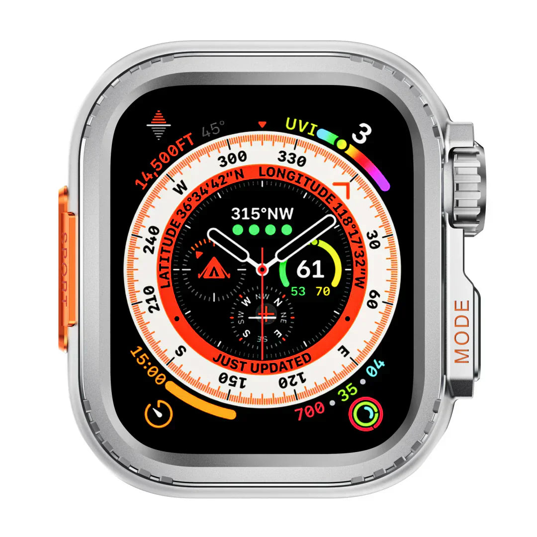AeroGuard skyddande aluminiumfodral för Apple Watch, hållbart