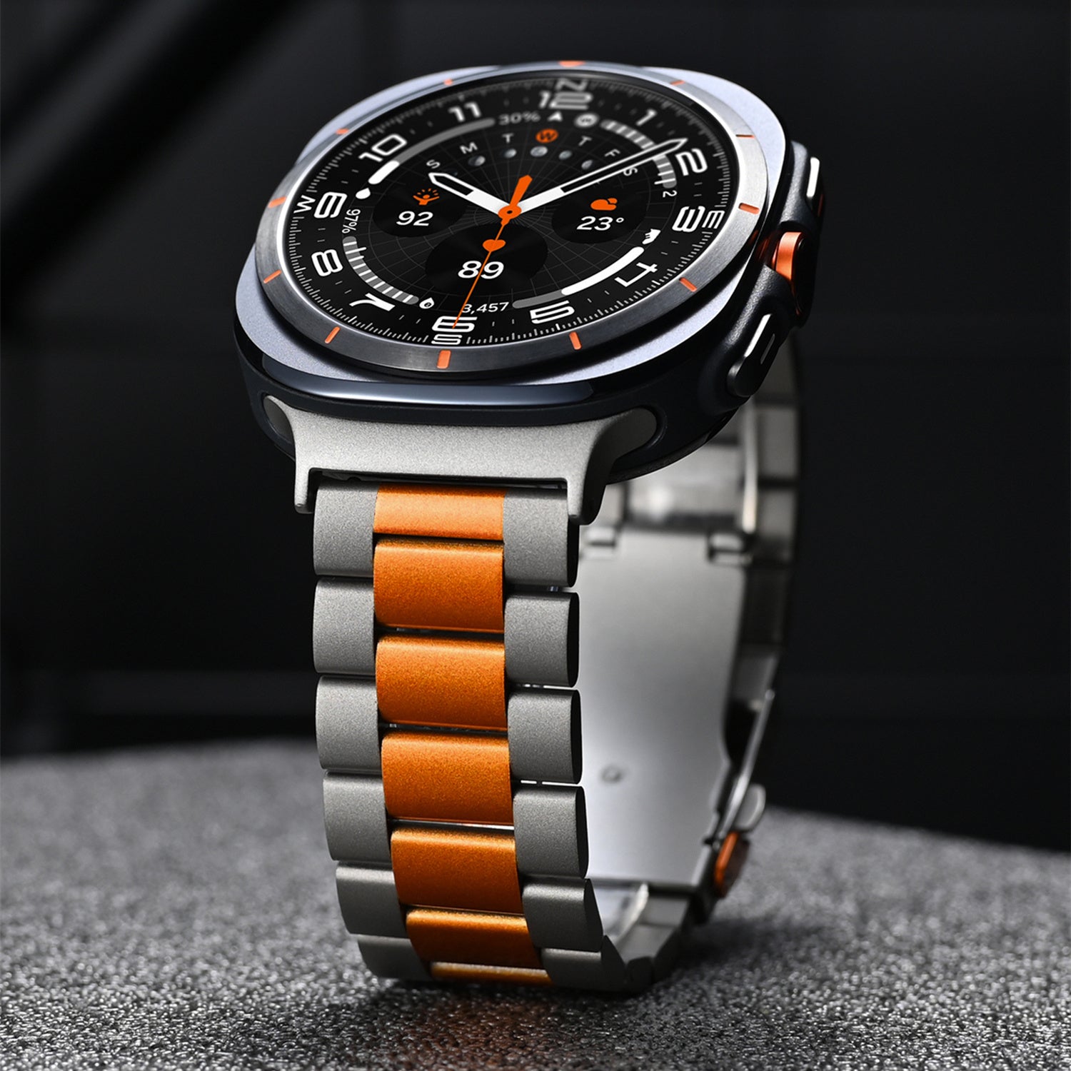 Aurex Titanium Executive-armband för Samsung Galaxy Watch Ultra