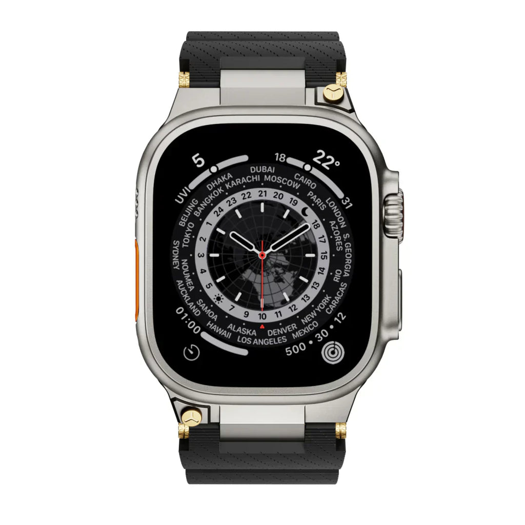 Tali Silikon ArloGear Dengan Reka Bentuk Gaya Mekanikal Untuk Apple Watch