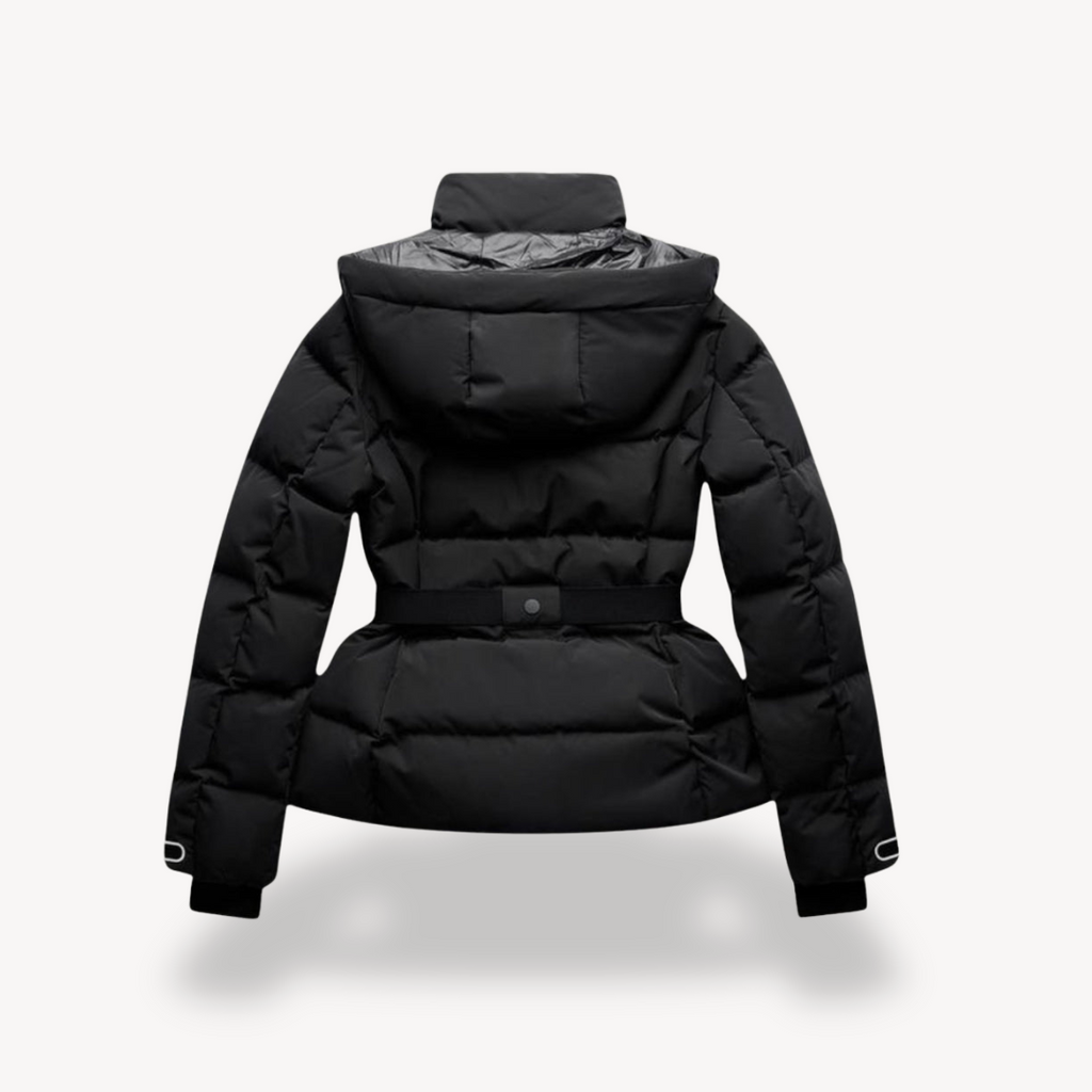 Varelli Belted Puffer Winter Coat With Flattering Silhouette And Warmth