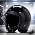 Vintage Helmet With Low-Profile Design For Riders, DOT And ECE Certified
