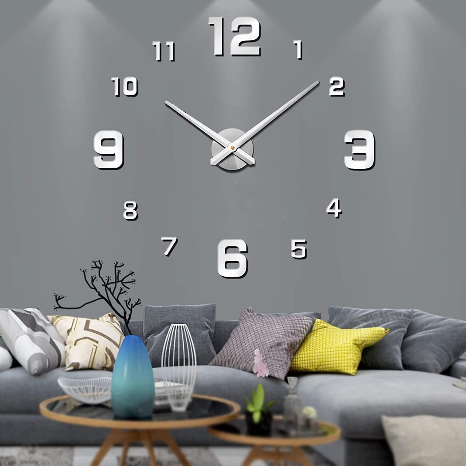 AstraLume PulseWall Contemporary Wall Clock For Modern Home Decor