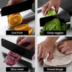 Alera Titanium Cutting Board With Nonporous Surface For Everyday Kitchen Use