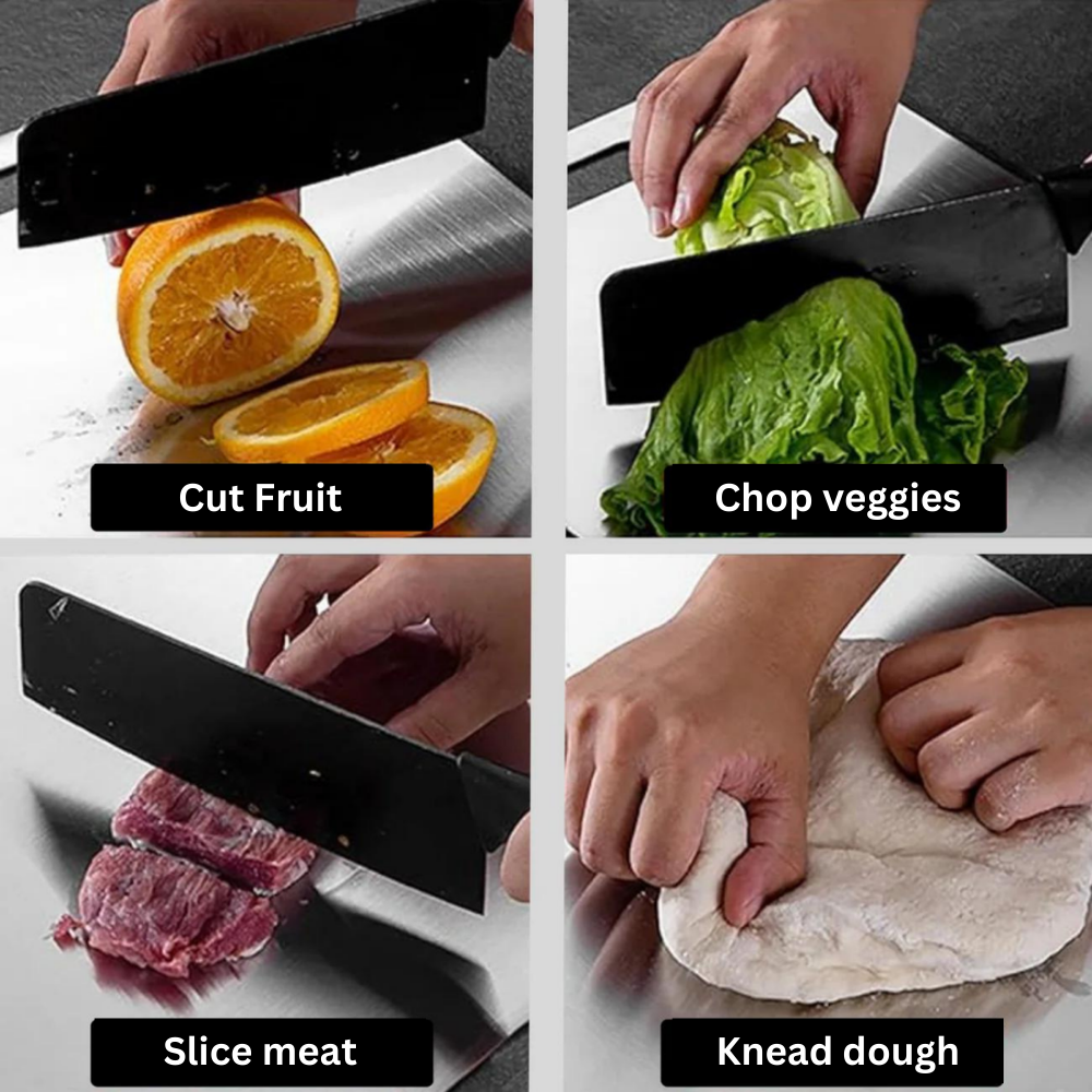 Alera Titanium Cutting Board With Nonporous Surface For Everyday Kitchen Use