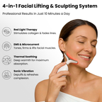 EMS Facial Care Device With Seven-Color LED Heat And Cleansing Vibration