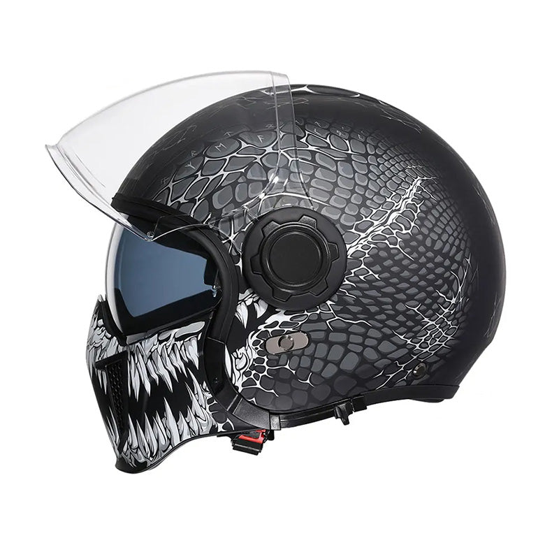 AstraGuard Modular Helmet With Dual Visor And DOT ECE Certification