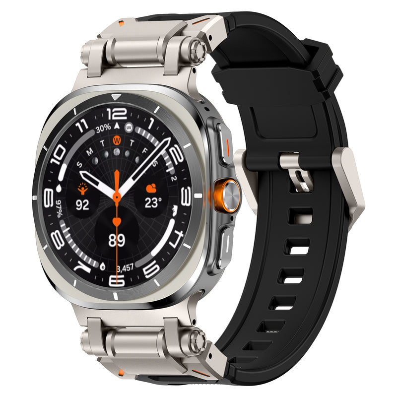 Voyager Silicone Strap For Samsung Watch Ultra Durable Everyday Band