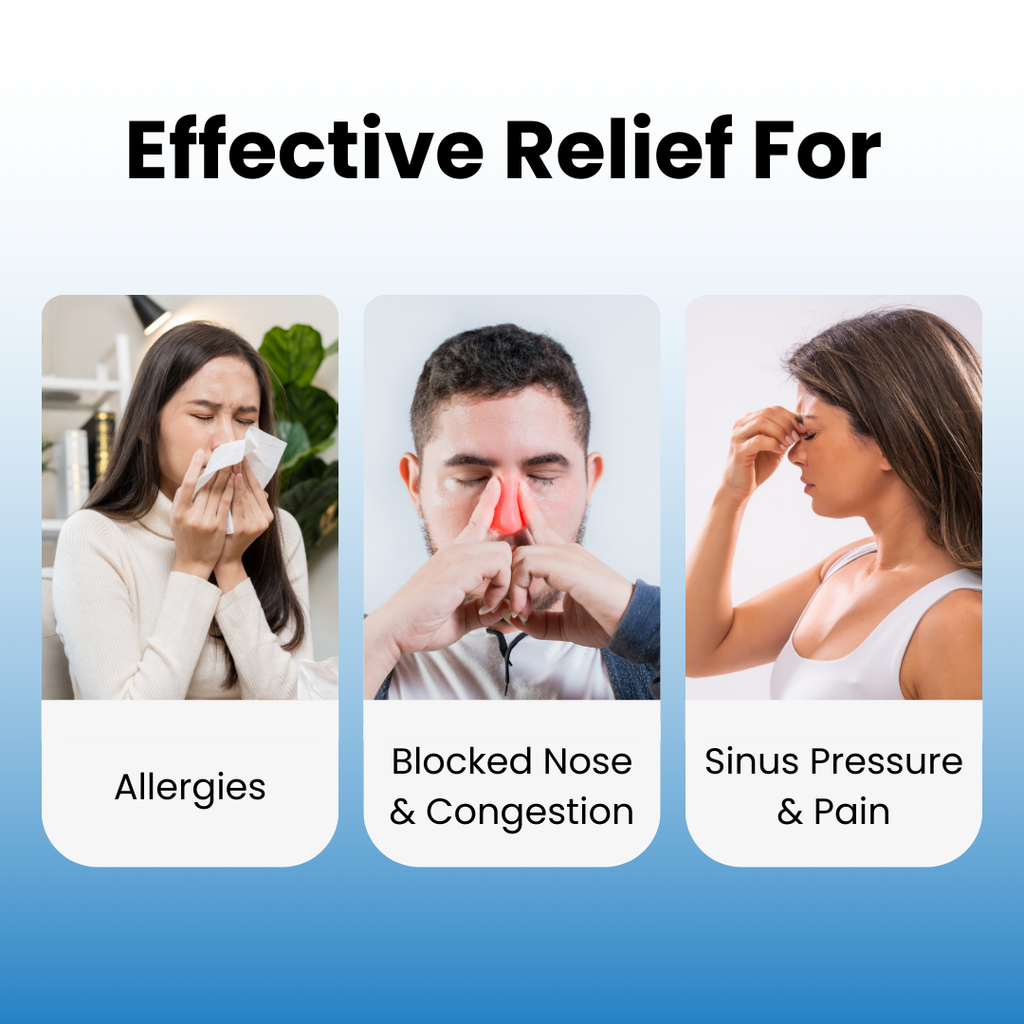Electric Nasal Rinse With Built In Suction For Clear Breathing