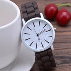 Relógio de Pulso Minimalista KairoHue com Quartzo e Correia de Silicone