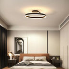 Luce da soffitto LumaAura Radiant in tono oro per soggiorni