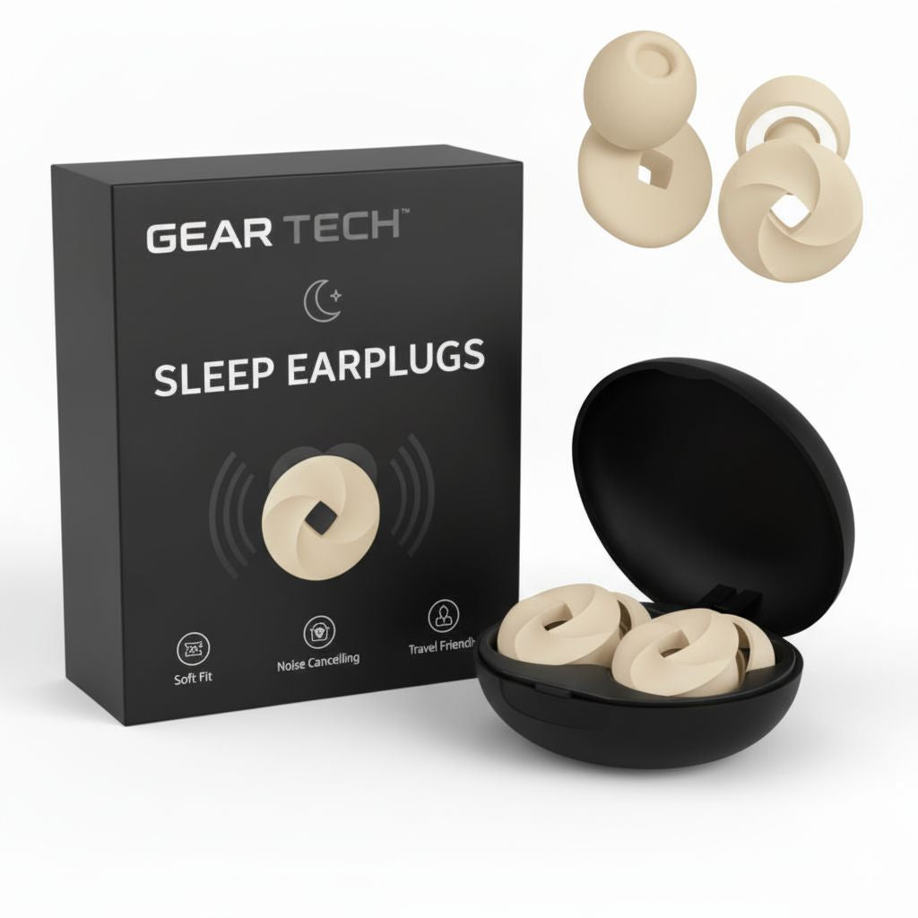SlumberNest Ear Plugs Sleep For All Night Comfort 33 dB Noise Reduction