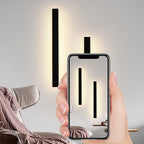 Nyx Black LED Finish Edition Linear Wall Light Outdoor
