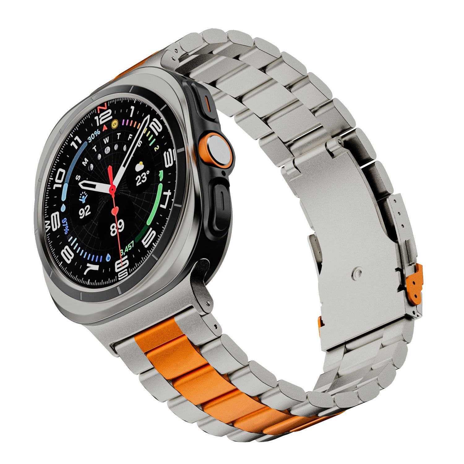 Aurex Titanium Executive-armband för Samsung Galaxy Watch Ultra