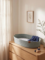 Portable Cotton Rope Baby Changing Basket with Pad