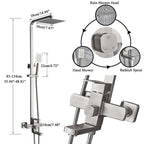 Nyra Dual Mixer Shower System With Handheld Rain Spray